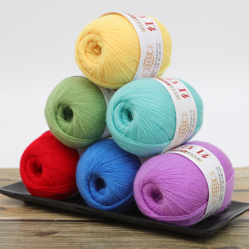 50g 1Pc hand knitting Cashmere - огляд і ціна Wool Blanket Herringbone