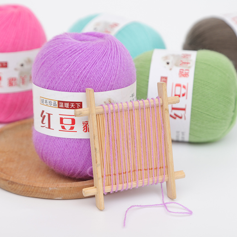 50g 1Pc hand knitting Cashmere - огляд і ціна Wool Blanket Herringbone