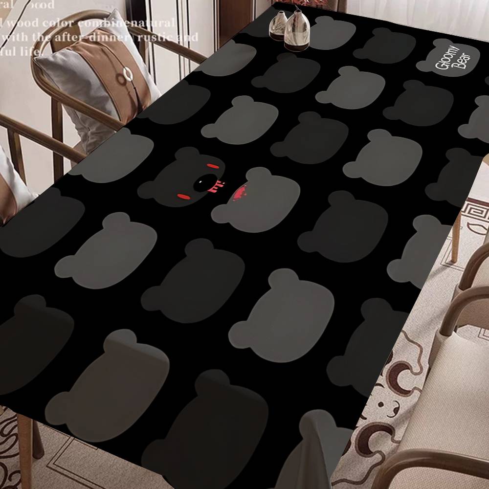 Cartoon G-gloomy Bear Tableclo - огляд і ціна Home Textiles Today News