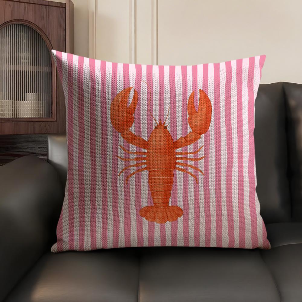 Ocean Life Theme Striped Cushi - огляд і ціна Pillow Cover 20X20
