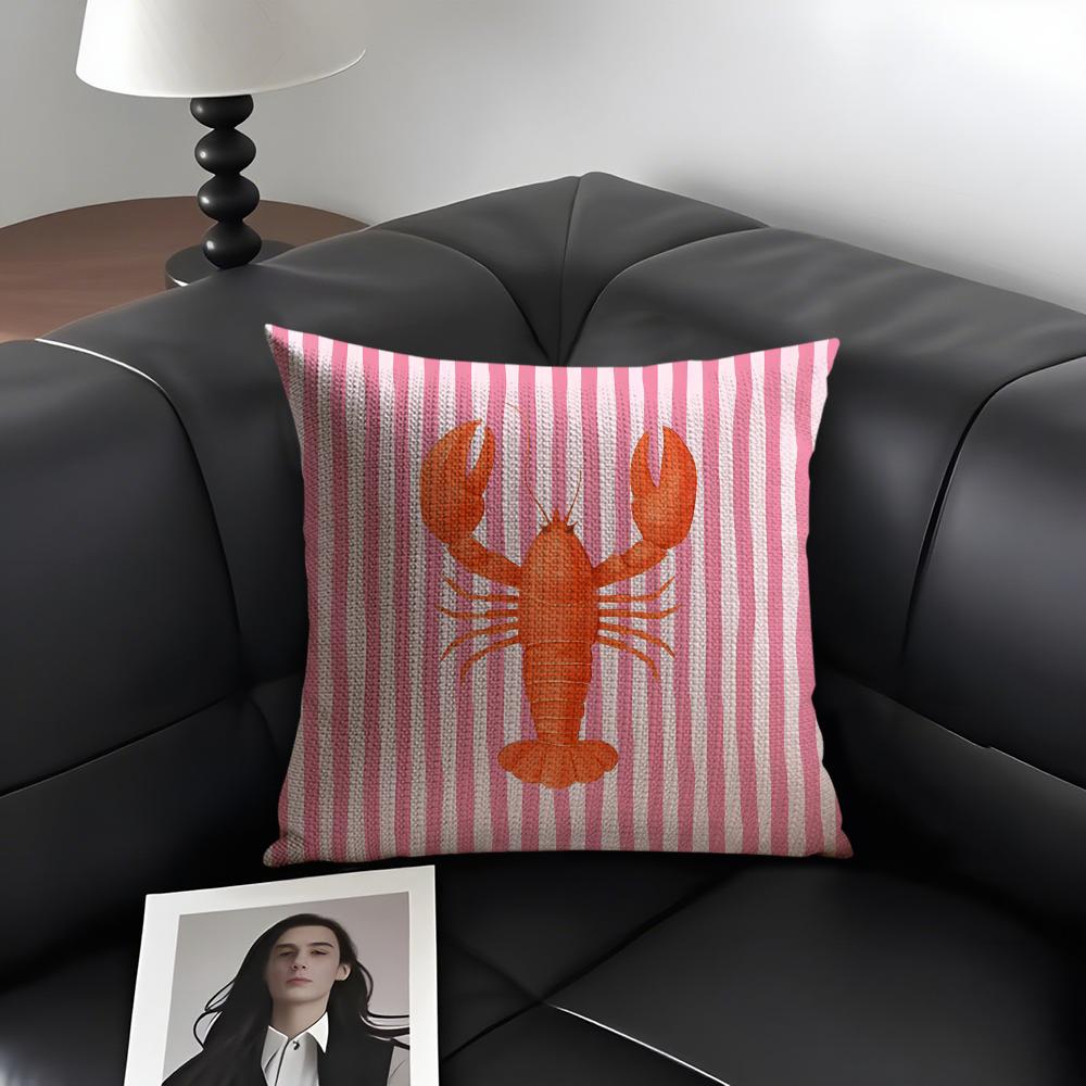 Ocean Life Theme Striped Cushi - огляд і ціна Pillow Cover 20X20