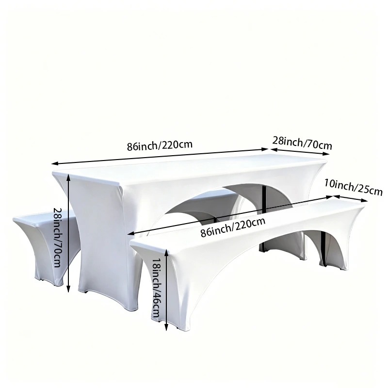3Pcs Spandex Table Cover Open  - огляд і ціна Home Textiles Today News