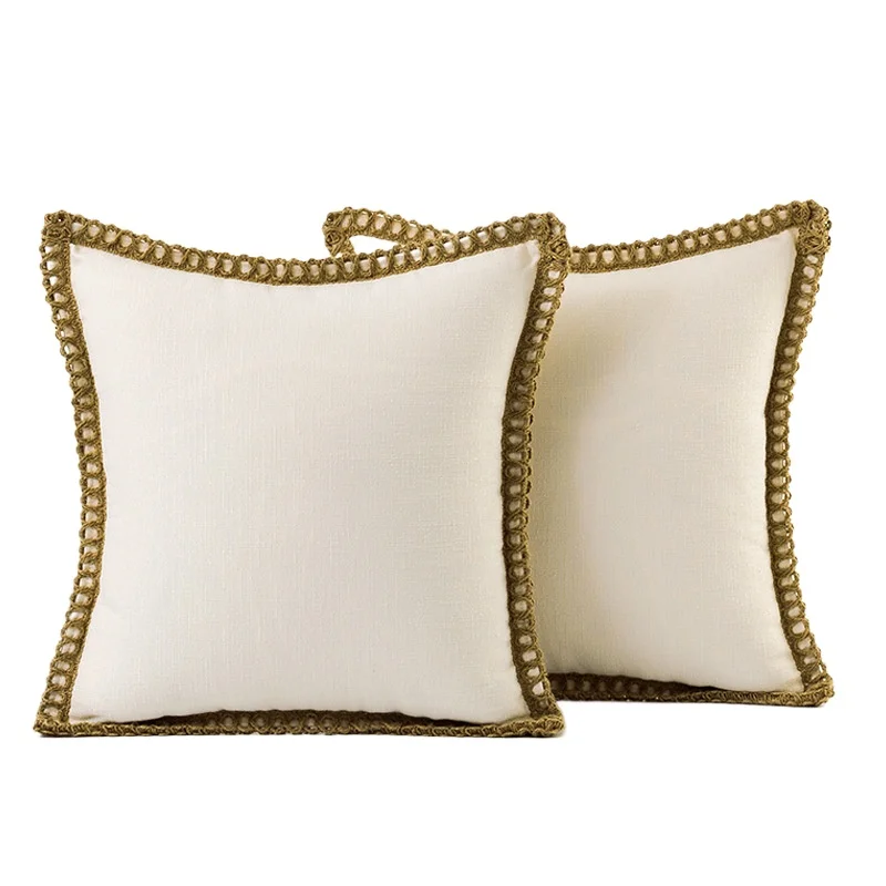 Cotton Linen Solid Color Pillo - огляд і ціна Pillow Cover 20X20