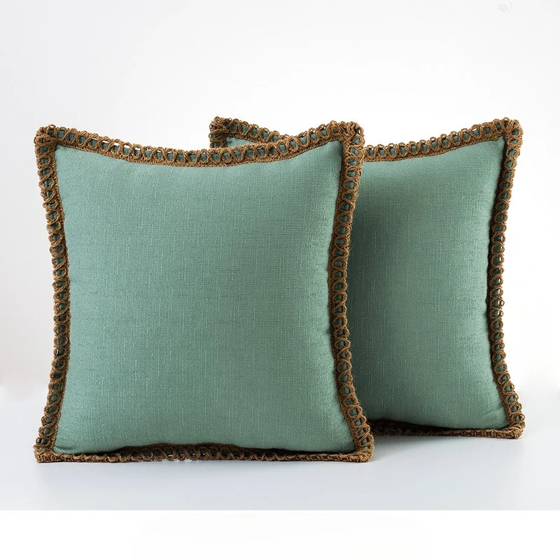 Cotton Linen Solid Color Pillo - огляд і ціна Pillow Cover 20X20