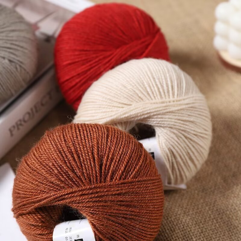50g/Pc Hand knitting Merino Wo - огляд і ціна Wool Blanket Herringbone