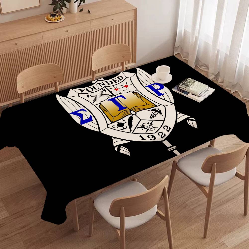 Sigma Gamma Rho LOGO Tableclot - огляд і ціна Home Textiles Today News