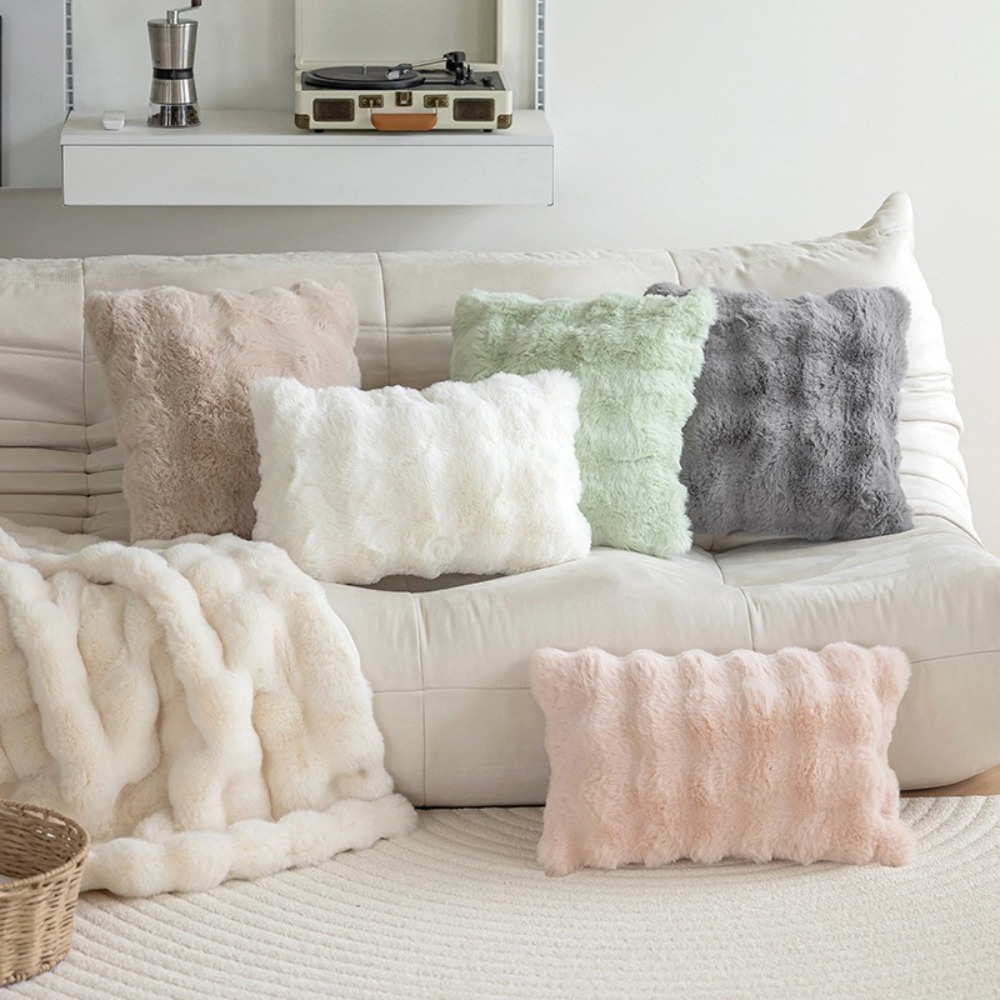 Simple Imitation Rabbit Hair C - огляд і ціна Pillow Cover 20X20